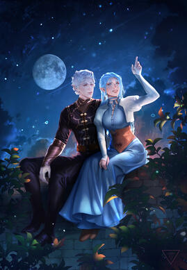 Ipheion and Astarion; Commission for Marina.
